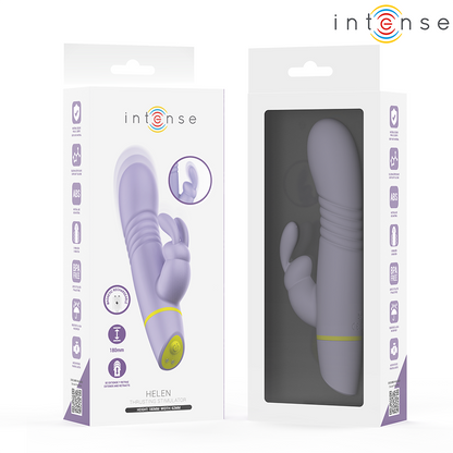 Stimulateur et vibrateur à poussée helen rabbit – Intense