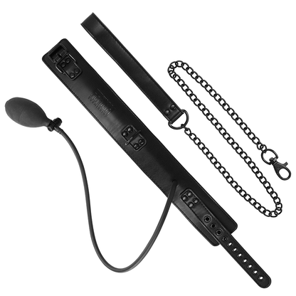 Collier d'étranglement gonflable avec chaîne – Fetish Submissive Bondage