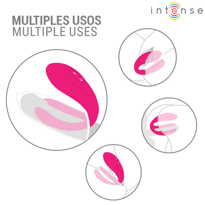 Julia double vibrateur à pince stimulateur avec télécommande – Intense