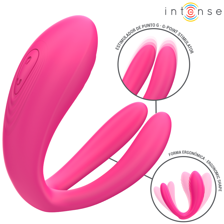 Julia double vibrateur à pince stimulateur avec télécommande – Intense