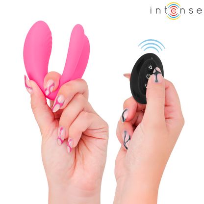 Julia double vibrateur à pince stimulateur avec télécommande – Intense