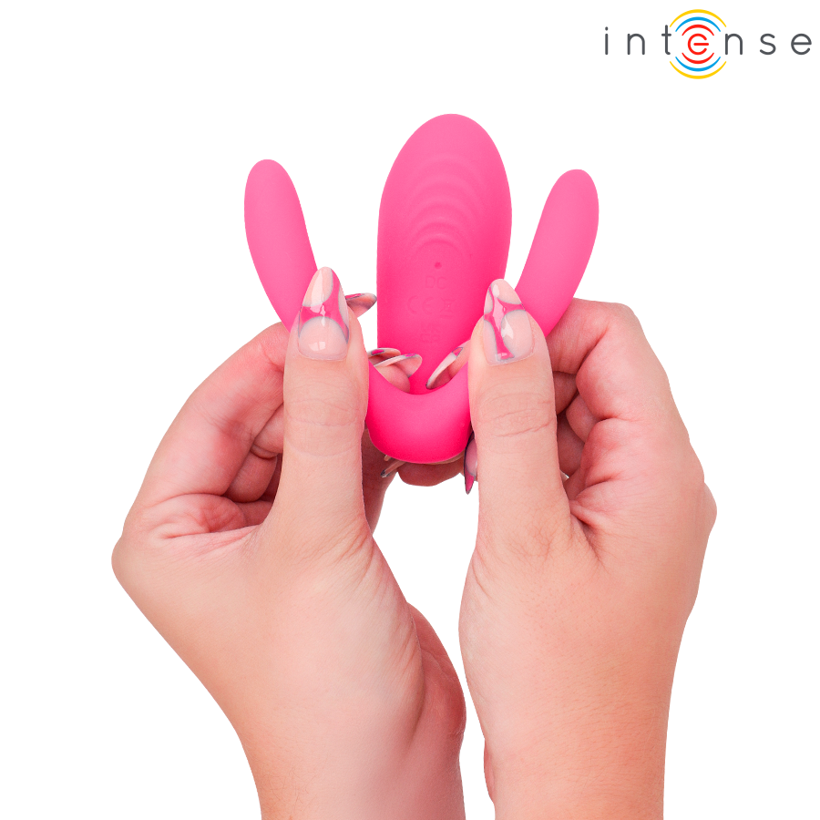 Julia double vibrateur à pince stimulateur avec télécommande – Intense