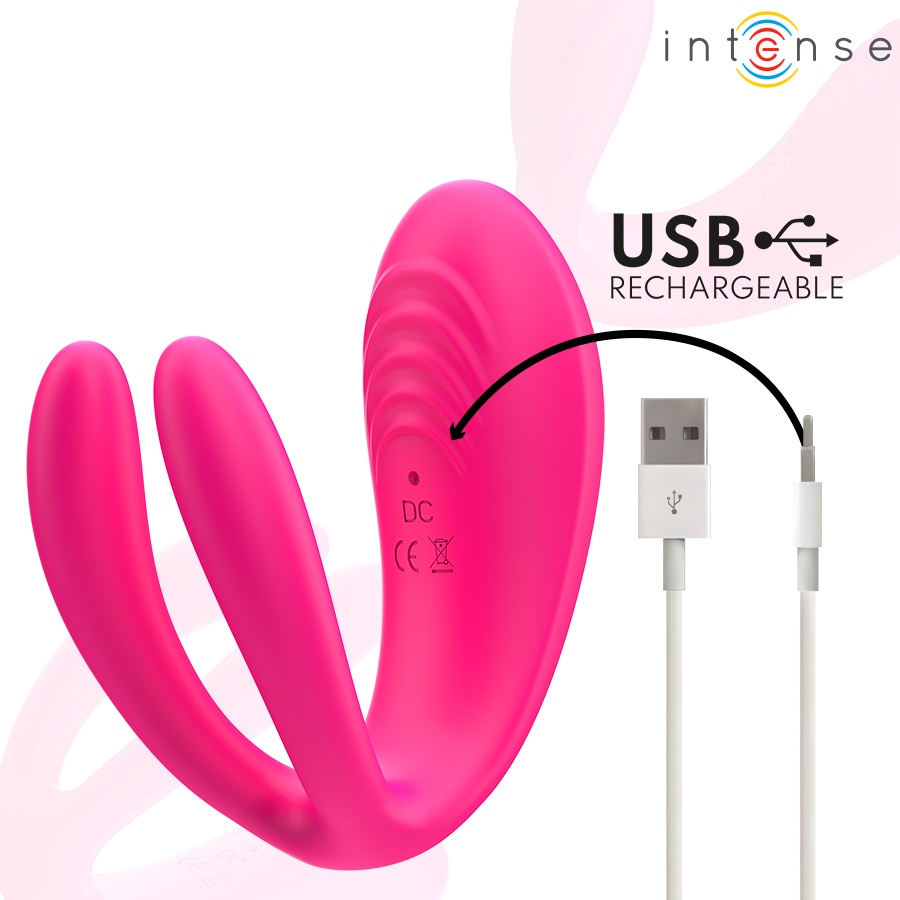 Julia double vibrateur à pince stimulateur avec télécommande – Intense