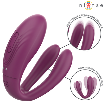 Stimulateur de tapotage et de vibration sandra avec télécommande – Intense