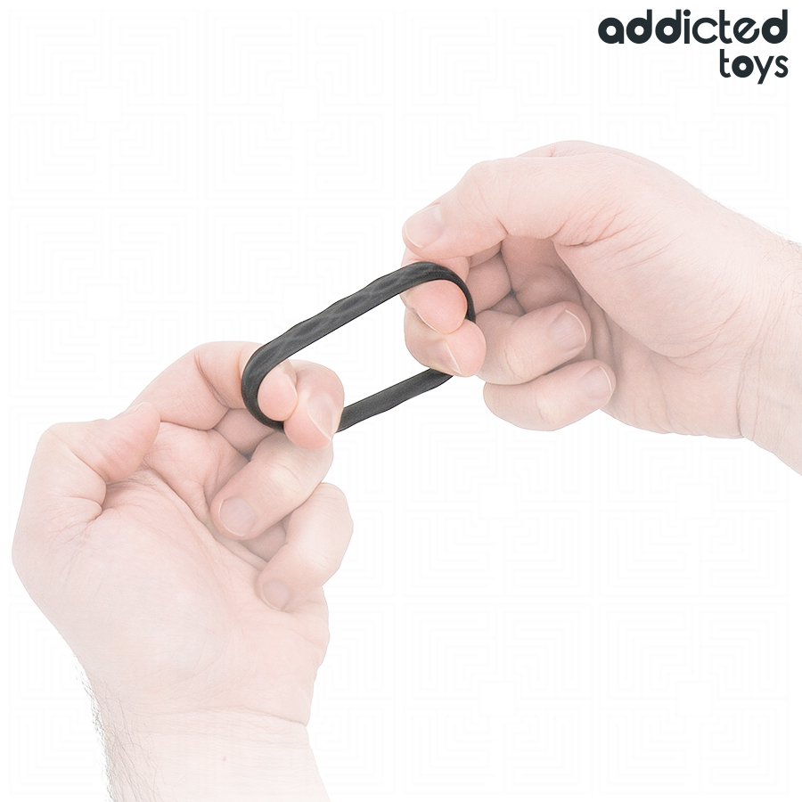 Ensemble d'anneaux pénis texturés 4 tailles – Addicted Toys