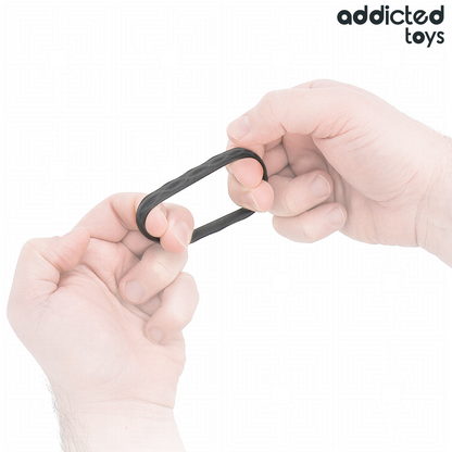 Ensemble d'anneaux pénis texturés 4 tailles – Addicted Toys