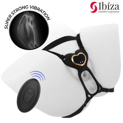Vibrateur couple en forme de cœur avec télécommande – Ibiza