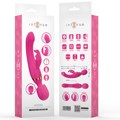 Vibrateur double winona lapin et baguette – Intense
