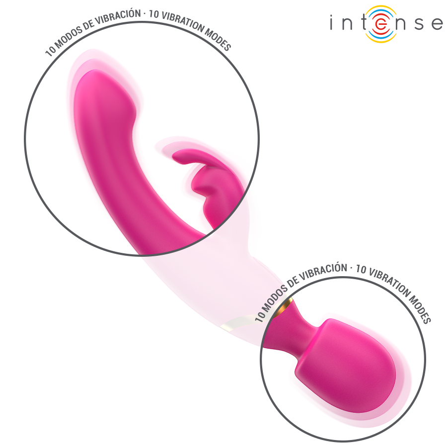 Vibrateur double winona lapin et baguette – Intense
