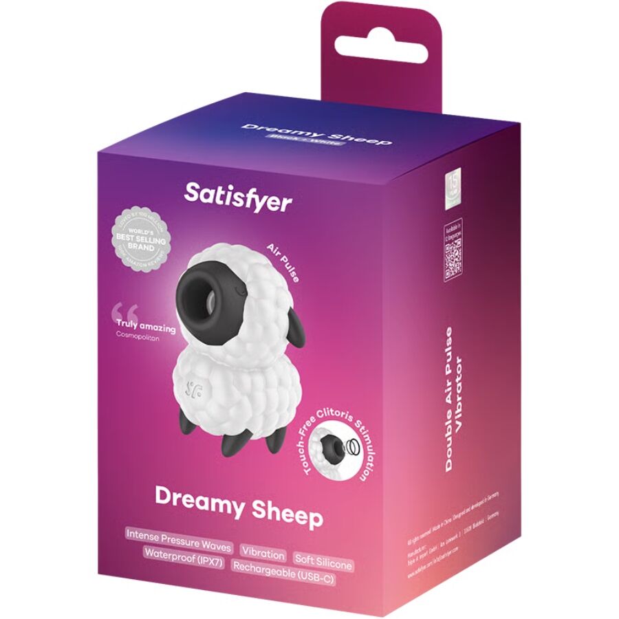 Vibrateur mouton de rêve et stimulateur à impulsions d'air – Satisfyer