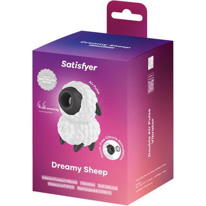 Vibrateur mouton de rêve et stimulateur à impulsions d'air – Satisfyer
