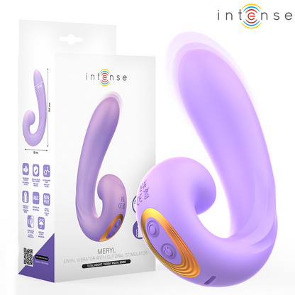 Stimulateur clitoridien meryl double vibration stimulateur clitorien – Intense