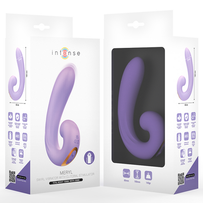 Stimulateur clitoridien meryl double vibration stimulateur clitorien – Intense