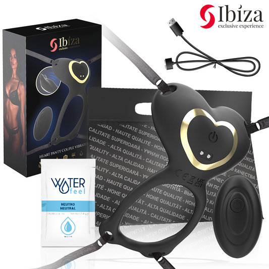 Vibrateur couple en forme de cœur avec télécommande – Ibiza