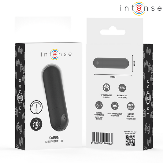 Vibrateur karen mini vibrant rechargeable balle noir – Intense