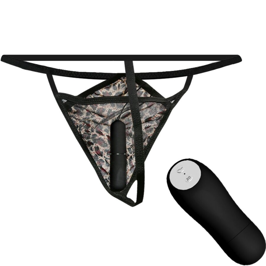 Vibrateur string avec vibrant et télécommande noir – Baile