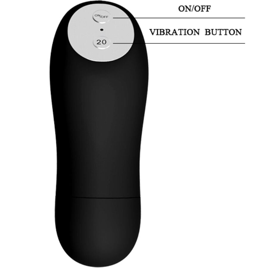 Vibrateur string avec vibrant et télécommande noir – Baile