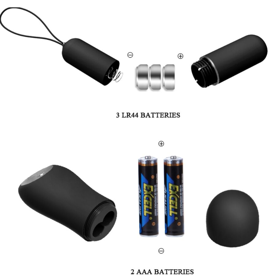 Vibrateur string avec vibrant et télécommande noir – Baile