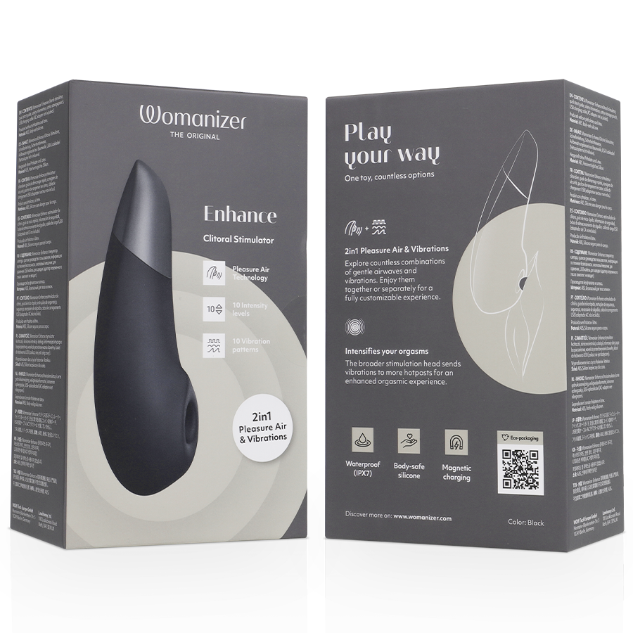 Stimulateur clitoridien stimulateur clitorial noir – Womanizer