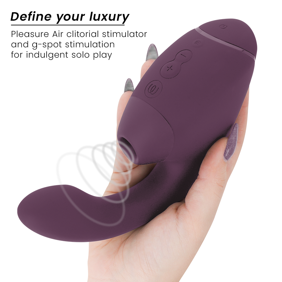 Stimulateur clitoridien duo next stimulateur clitorial et de point g double violet foncé –