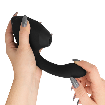 Stimulateur clitoridien duo next stimulateur clitorial et de point g double noir – Womanizer