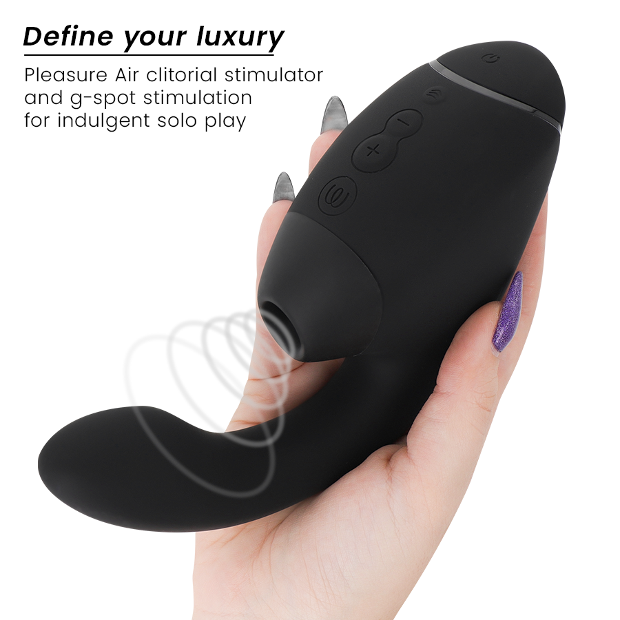 Stimulateur clitoridien duo next stimulateur clitorial et de point g double noir – Womanizer