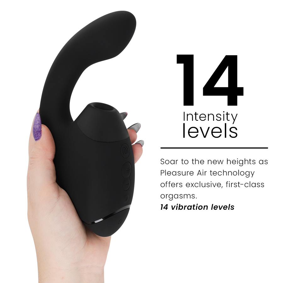 Stimulateur clitoridien duo next stimulateur clitorial et de point g double noir – Womanizer