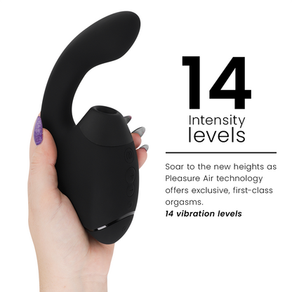 Stimulateur clitoridien duo next stimulateur clitorial et de point g double noir – Womanizer