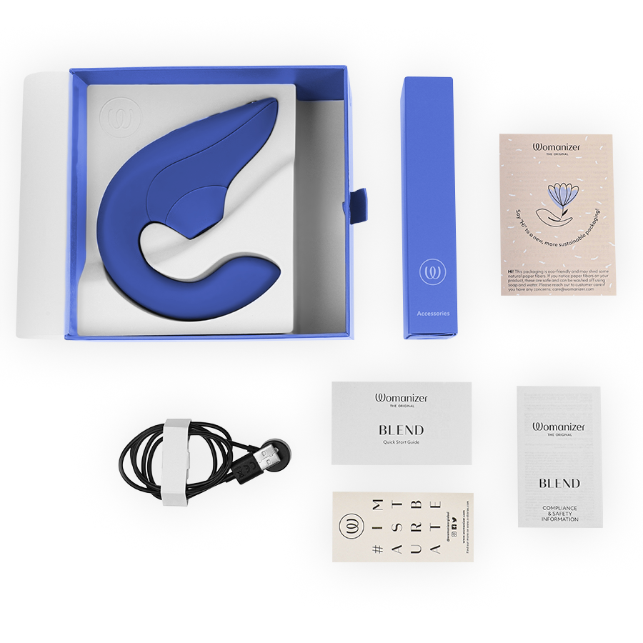 Stimulateur clitoridien vibrateur stimulateur bleu vibrant bleu – Womanizer