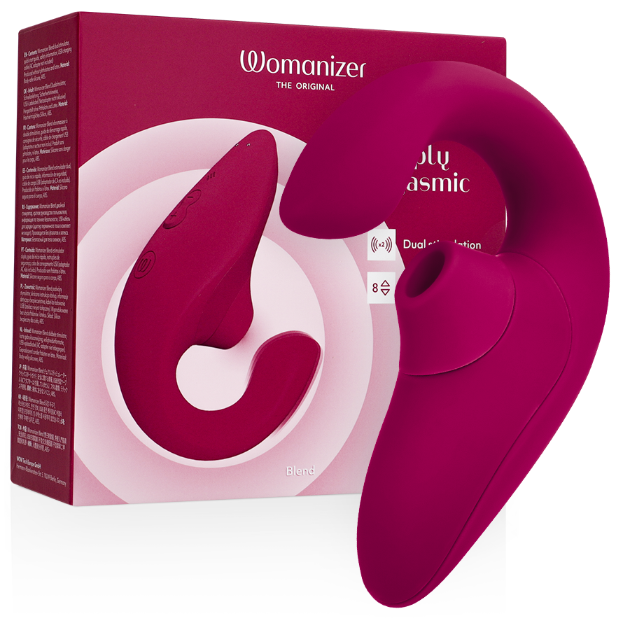Stimulateur clitoridien vibrateur stimulateur blend rabbit rose vibrant – Womanizer