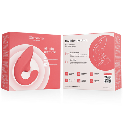 Stimulateur clitoridien vibrateur stimulateur blend rabbit rose vibrante – Womanizer