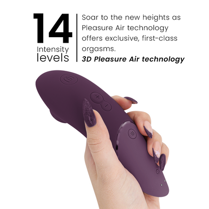 Stimulateur clitoridien stimulateur clitorial suivant violet foncé – Womanizer