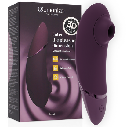 Stimulateur clitoridien stimulateur clitorial suivant violet foncé – Womanizer
