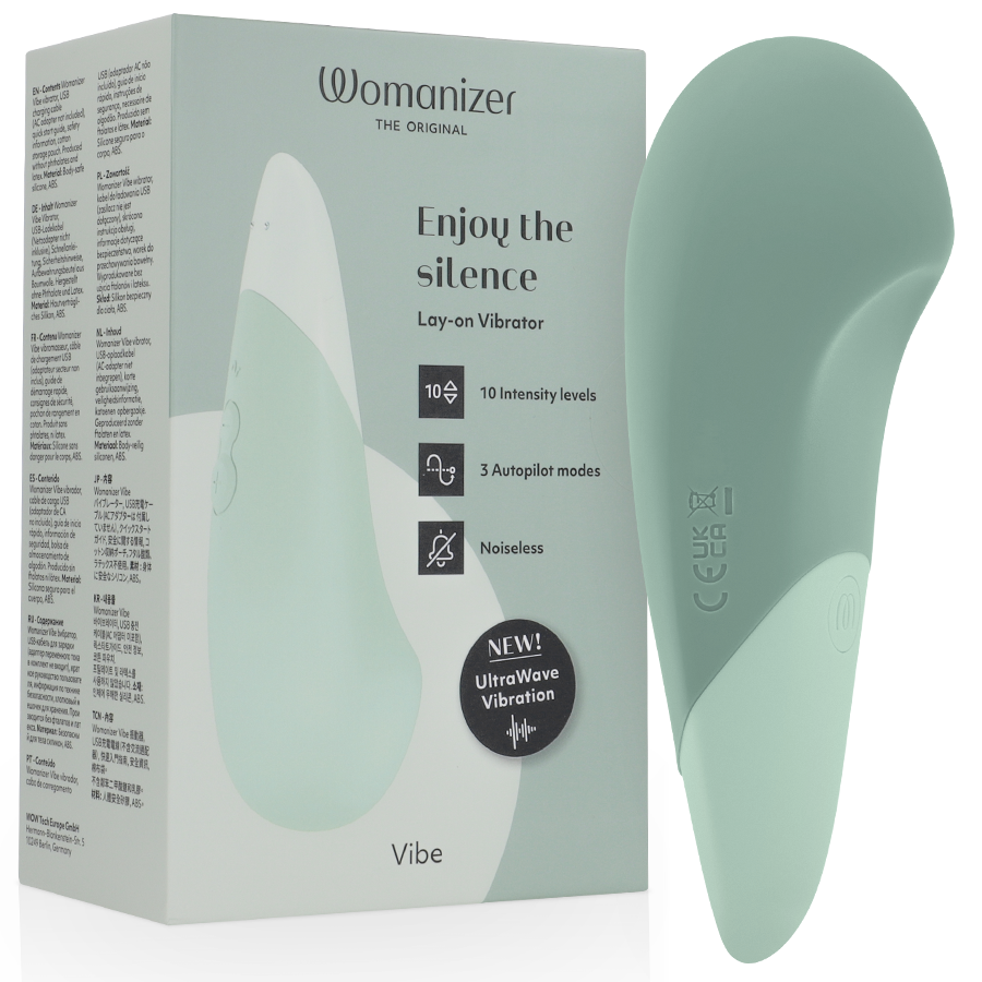 Stimulateur clitoridien vibromasseur silencieux vibe lay-on sage – Womanizer