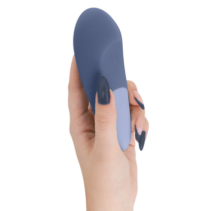 Stimulateur clitoridien vibe lay-on vibrateur silencieux bleu foncé – Womanizer