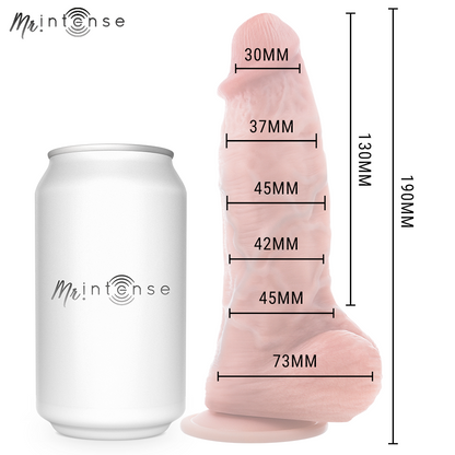 Petit godemichet spencer en silicone 19 cm -ø- 4,5 cm – Mr Intense