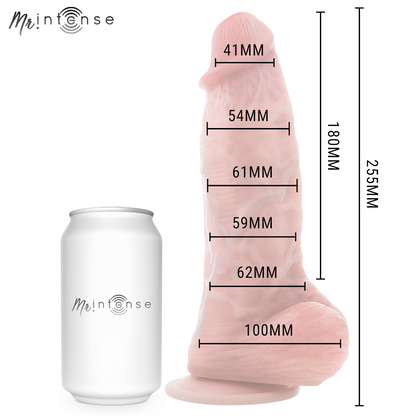 Godemichet en silicone spencer grand pénis 25,5 cm -ø- 6,2 cm – Mr Intense