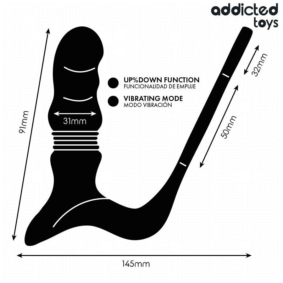 Anneau prostatique up&down – Addicted Toys