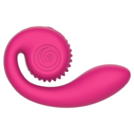 Stimulateur clitoridien gizi lite vibrateur rose double point g et clitorial – Snail Vibe