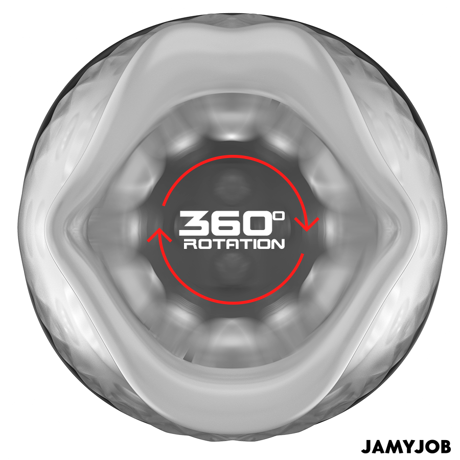 Masturbateur blow-r avec mouvement de poussée et de rotation – Jamyjob