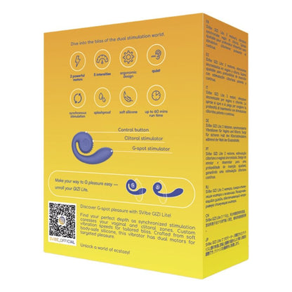 Stimulateur clitoridien gizi lite vibrateur violet double point g et clitorial – Snail Vibe