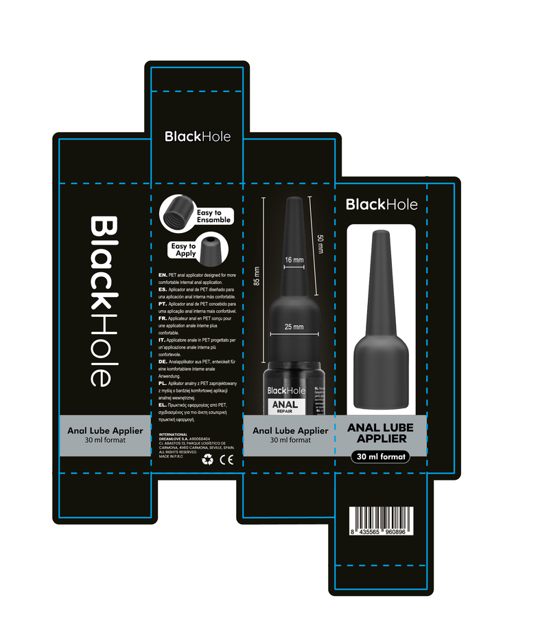 Applicateur de lubrifiant anal taille s 30 ml – Black Hole