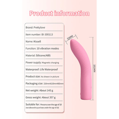 Kisell vibrateur rose point g – Pretty Love