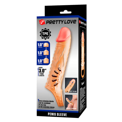 Manchon pénis avec extensions – Pretty Love