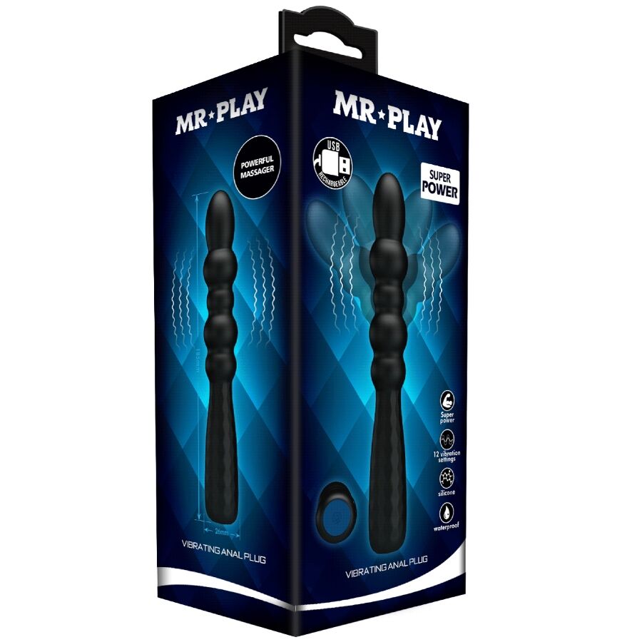 Vibrateur plug anal vibrant et flexible – Mr Play