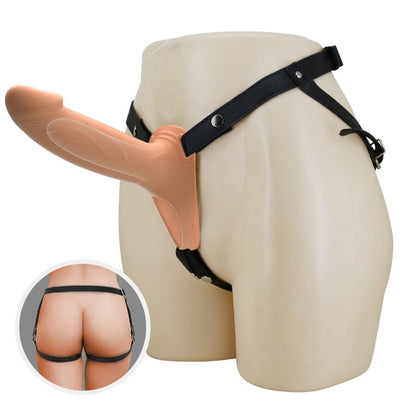 Landon light-skin vibrating strap-on – Pretty Love