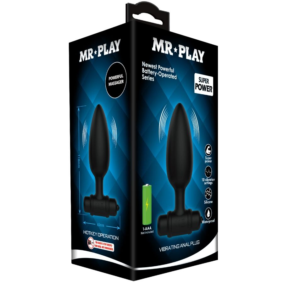 Plug anal super poweravec vibration – Mr Play