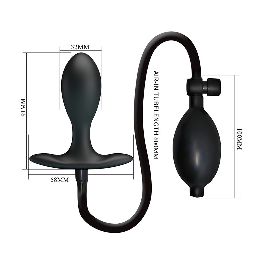 Plug anal gonflable réglable – Mr Play