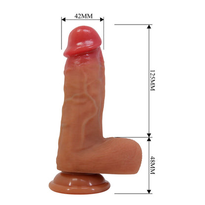 Curtis godemichet réaliste avec ventouse 17,3 cm -ø- 4,2 cm – Pretty Love