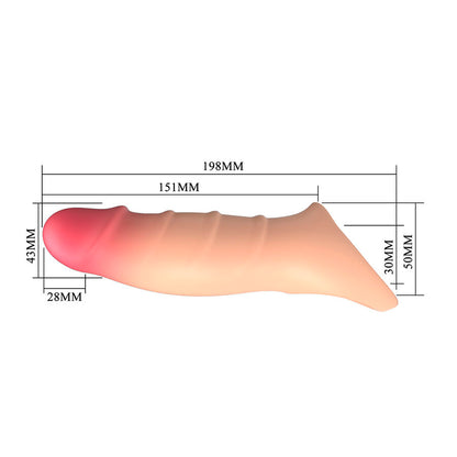 Darnell realistic effect penis cover – Pretty Love
